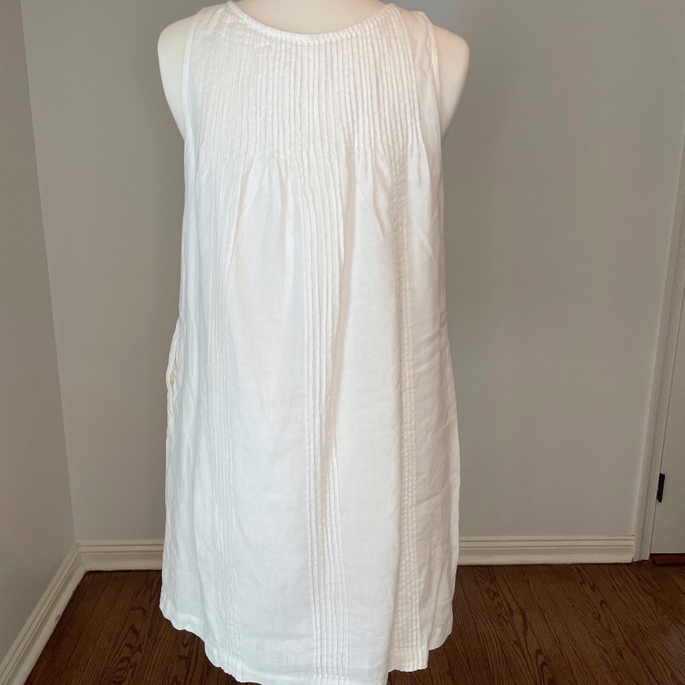 GAP white cotton dress size 8